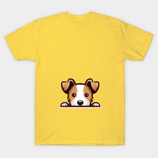 Peeking Dog T-Shirt